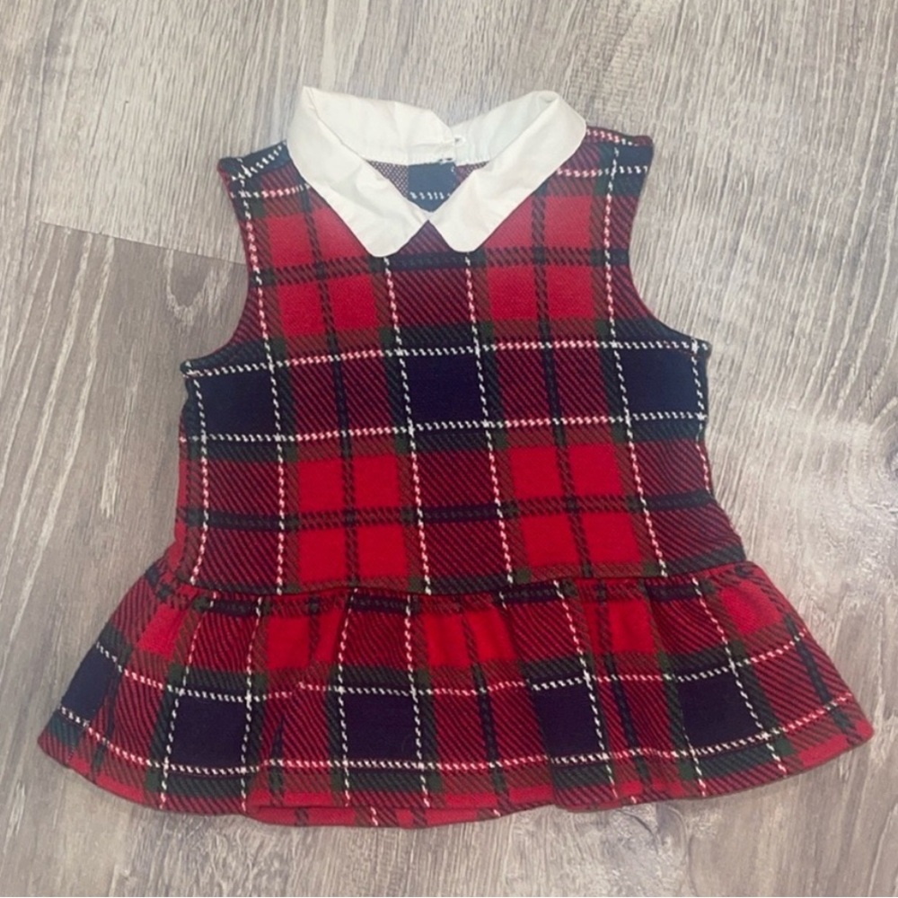 Janie & Jack Christmas Holiday Peplum Top